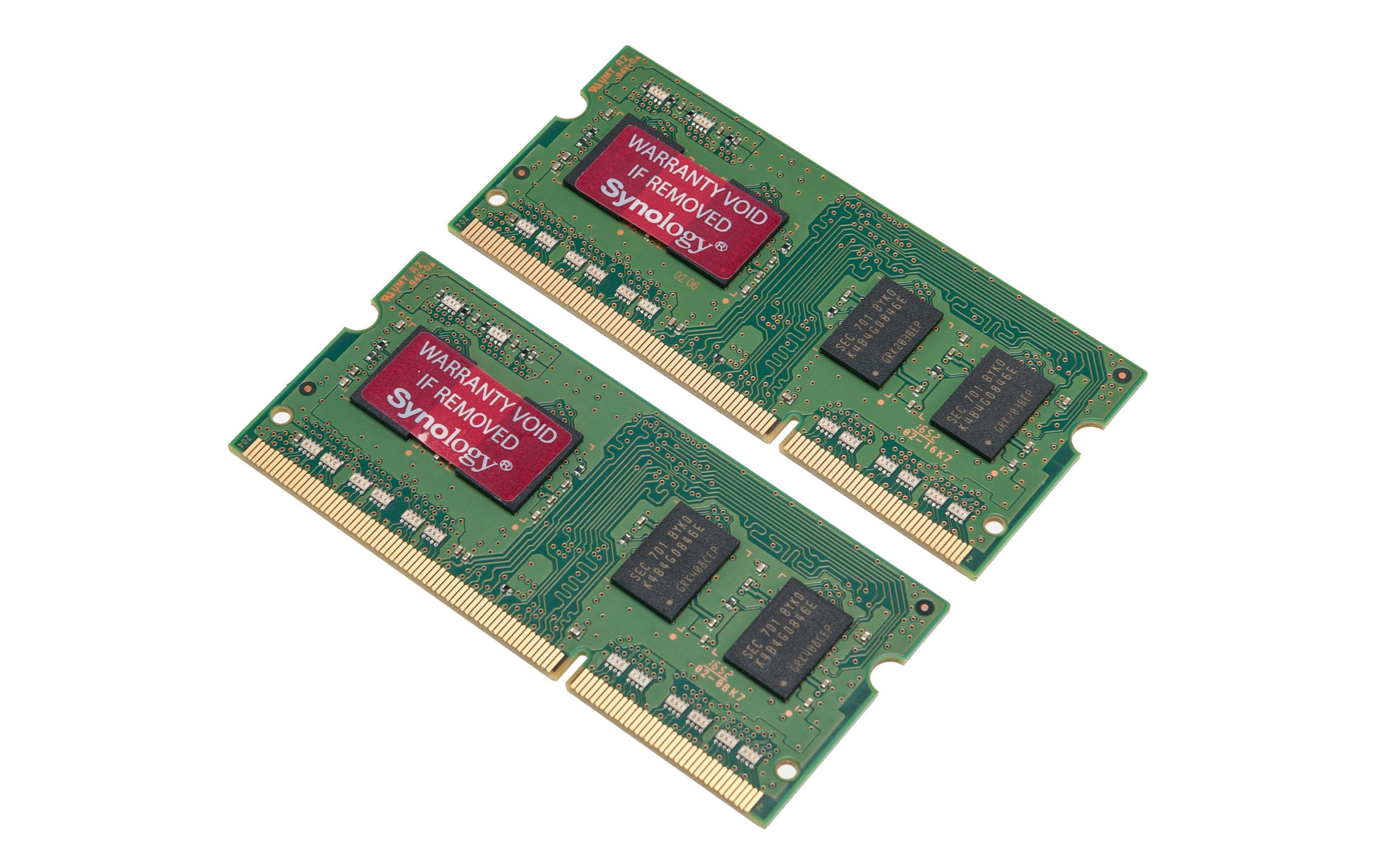 NAS-Arbeitsspeicher RAM1600DDR3L-4GBX2<br>2x 4 GB SO-DDR3L RAM, 1600 MHz, unbuffered