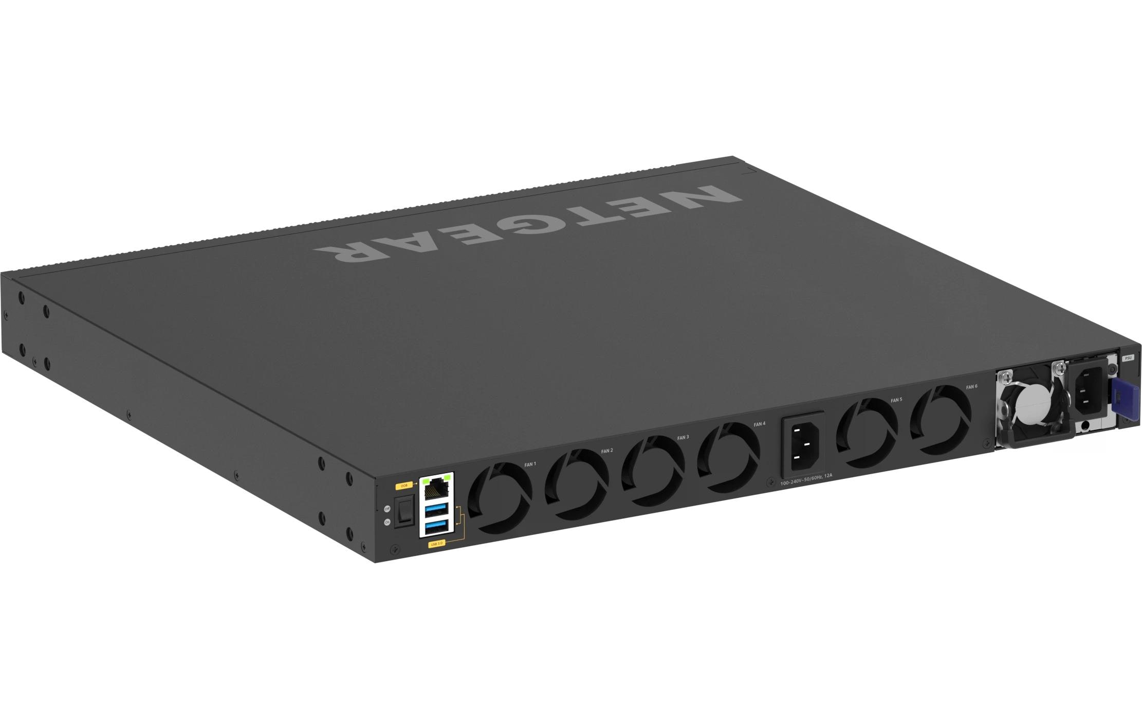 PoE++ Switch AV Line M4350-24X8F8V 40 Port<br>24x10G/Multi-Gig PoE++ (290W Basisstation, bis zu 1.770W), 8xSFP+ und 8xSFP28 25G Managed Switch