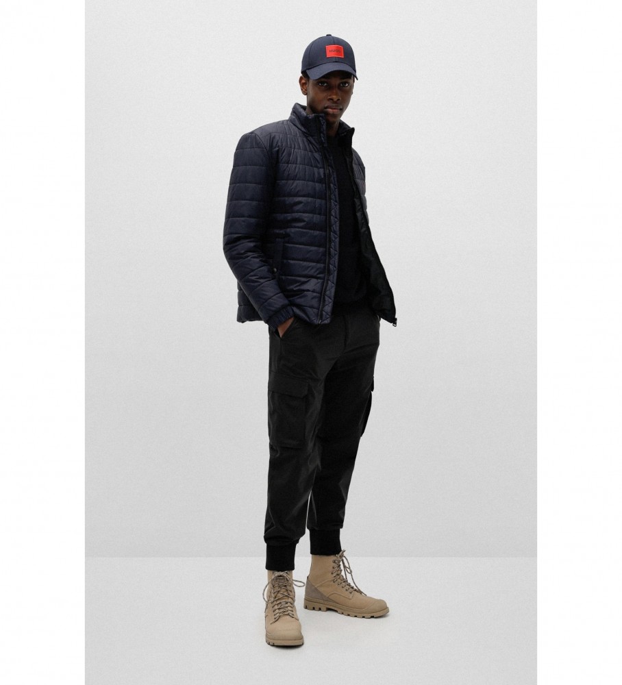 Jaqueta HUGO Slim Fit Azul Marinho