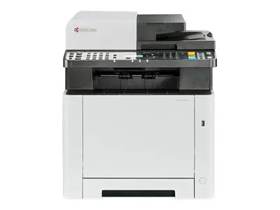 Kyocera ECOSYS MA2100cwfx - Multifunktionsprinter - farve - laser - Legal (216 x 356 mm)/A4 (210 x 297 mm) (original) - A4/Legal (medie) - op til 21 spm (kopiering) - op til 21 spm (udskriver) - 300 ark - 33.6 Kbps - USB vært, USB 2.0, Gigabit LAN, W