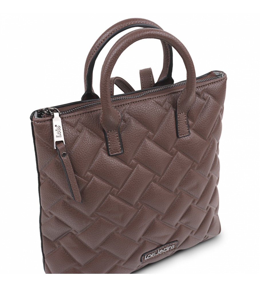 Mochila multifuncional Lois Pocket LOIS 316899 marrom escuro