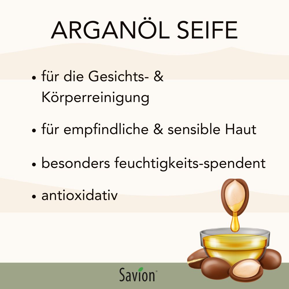 Savion Arganöl Gesicht - und Körperseife