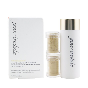 Jane Iredale Amazing Base Loose Mineral Powder SPF 20 Refillable Brush (1x Brush, 2x Refills)