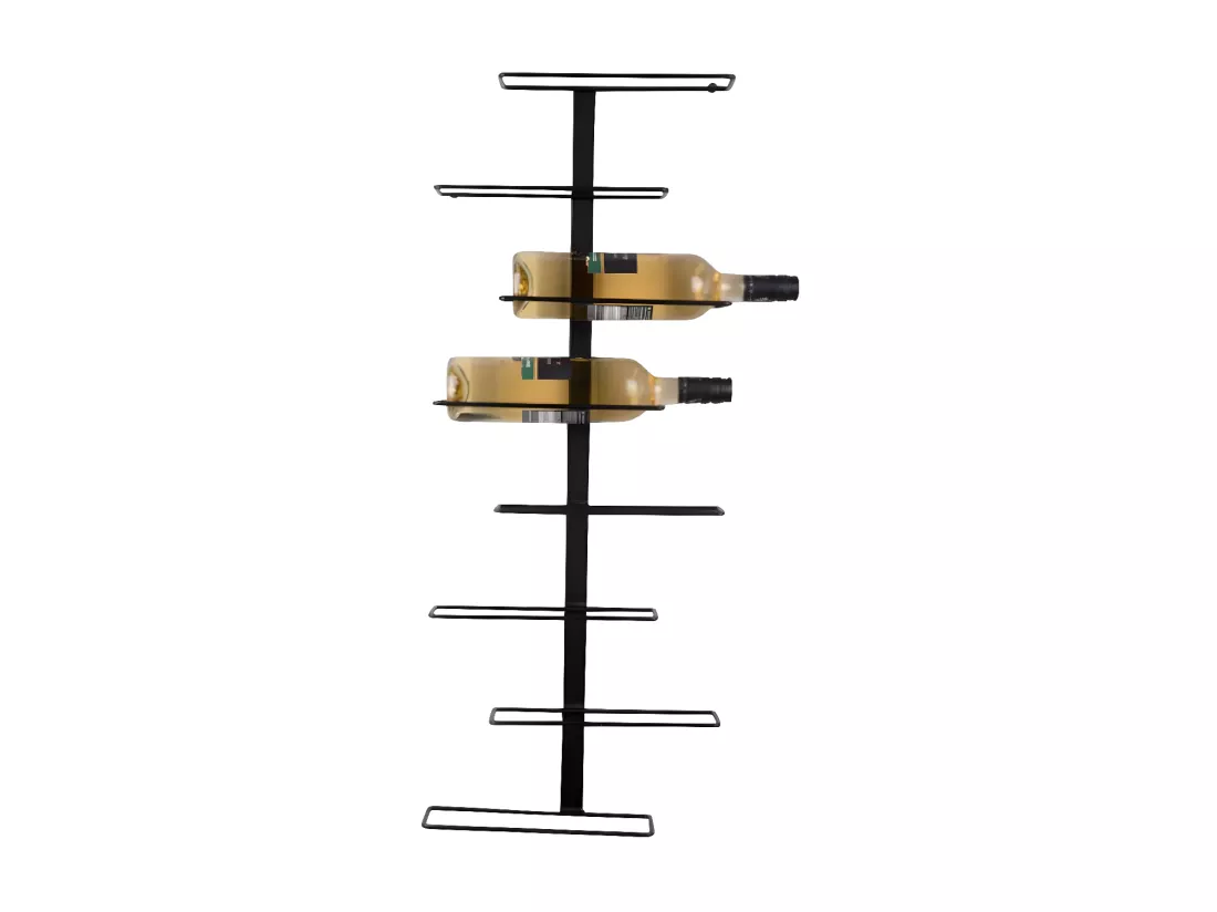 Porte-bouteilles mural H81cm Noir Present Time