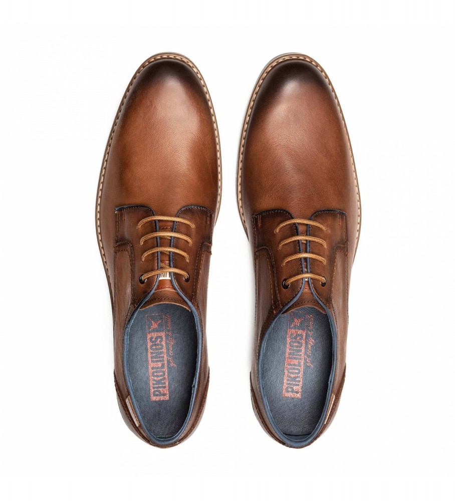 Sapatos Pikolinos de couro marrom