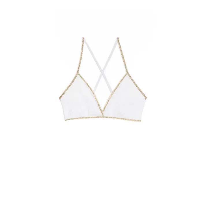La Nouvelle Triangle Georgia Métallisé | Blanc