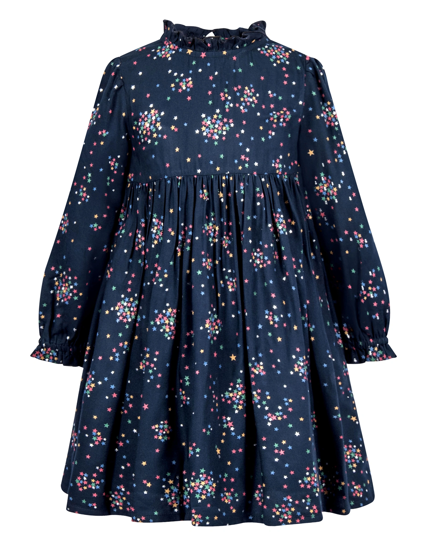 Langarmkleid STAR CONFETTI in navy