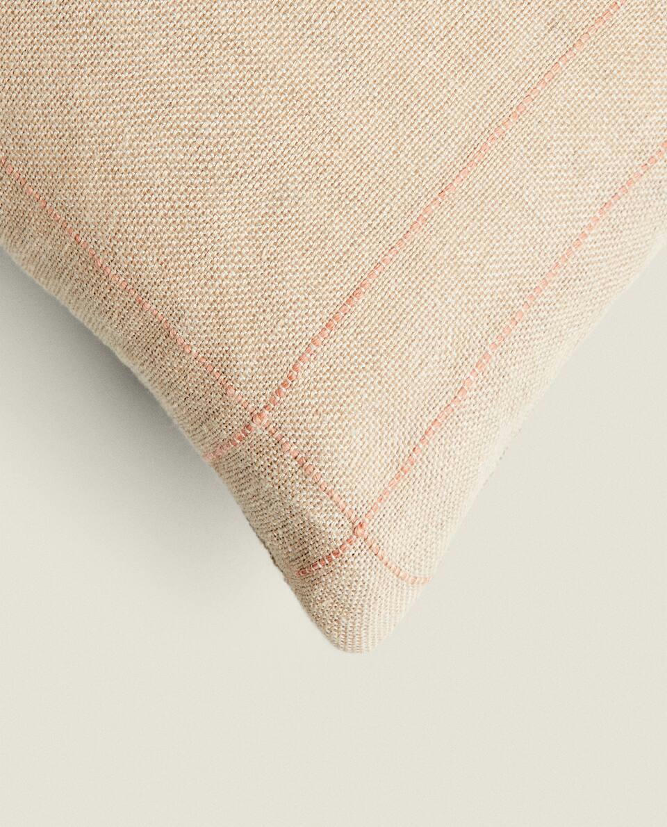 Almofada X áBBATTE em alpaca e linho