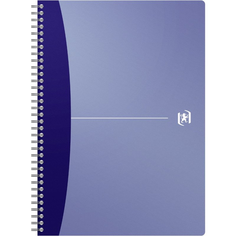 Cahier spirale Oxford Urban mix A4 21 x 29,7 cm - blanc ligné - 180 pages