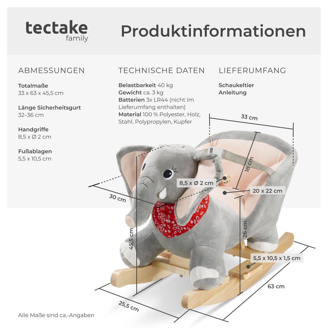 Schaukeltier Elefant