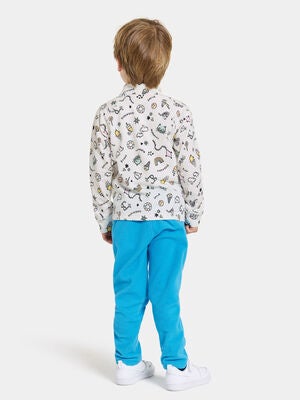Didriksons Jadis Genser med Glidelås, Doodle Multi