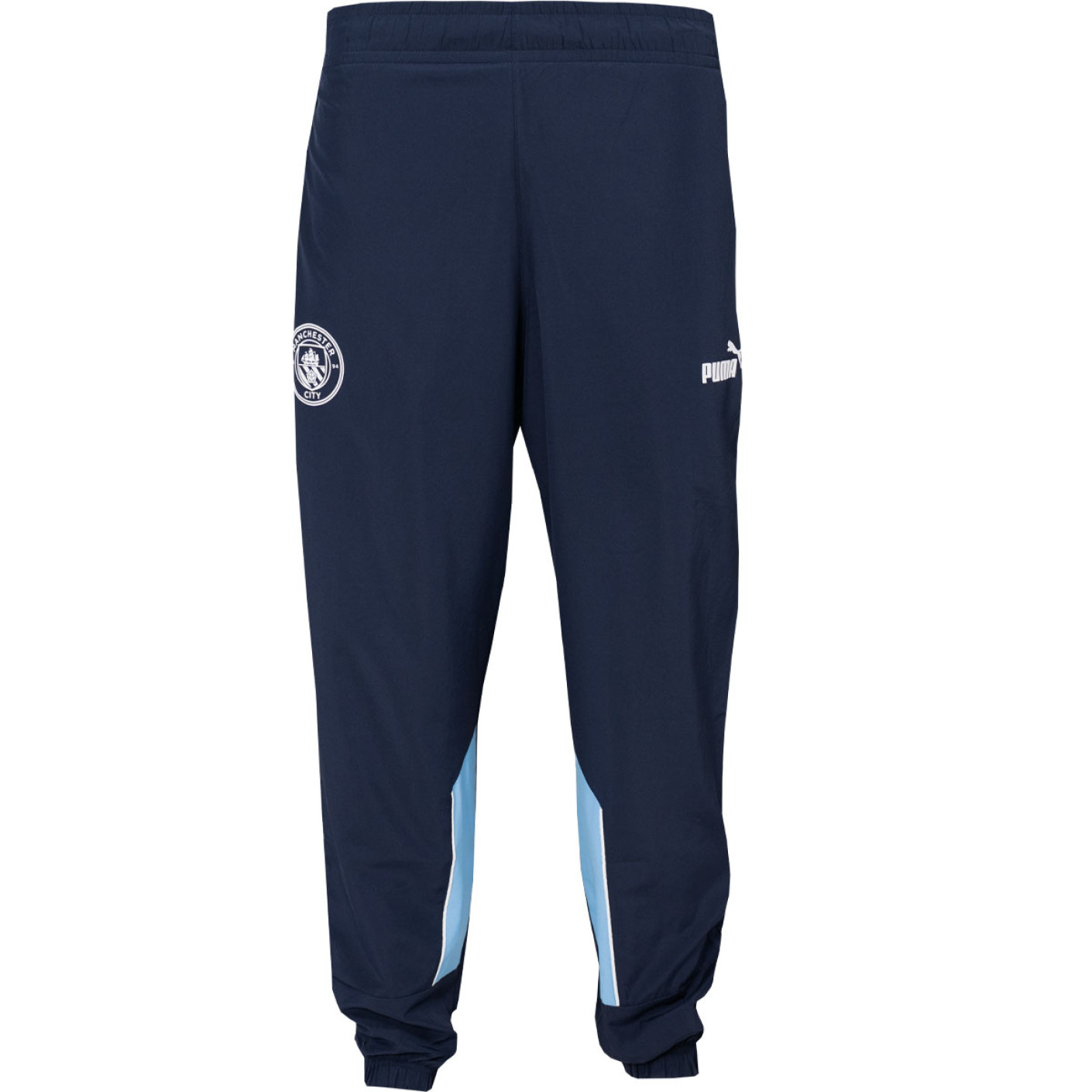 PUMA Manchester City ftblArchive Trainingspak Full-Zip 2024-2025 Donkerblauw Blauw