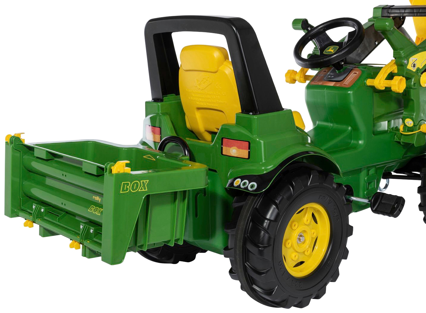 rolly toys® Kinderfahrzeug-Anhänger Anhängerbox für Tretfahrzeug