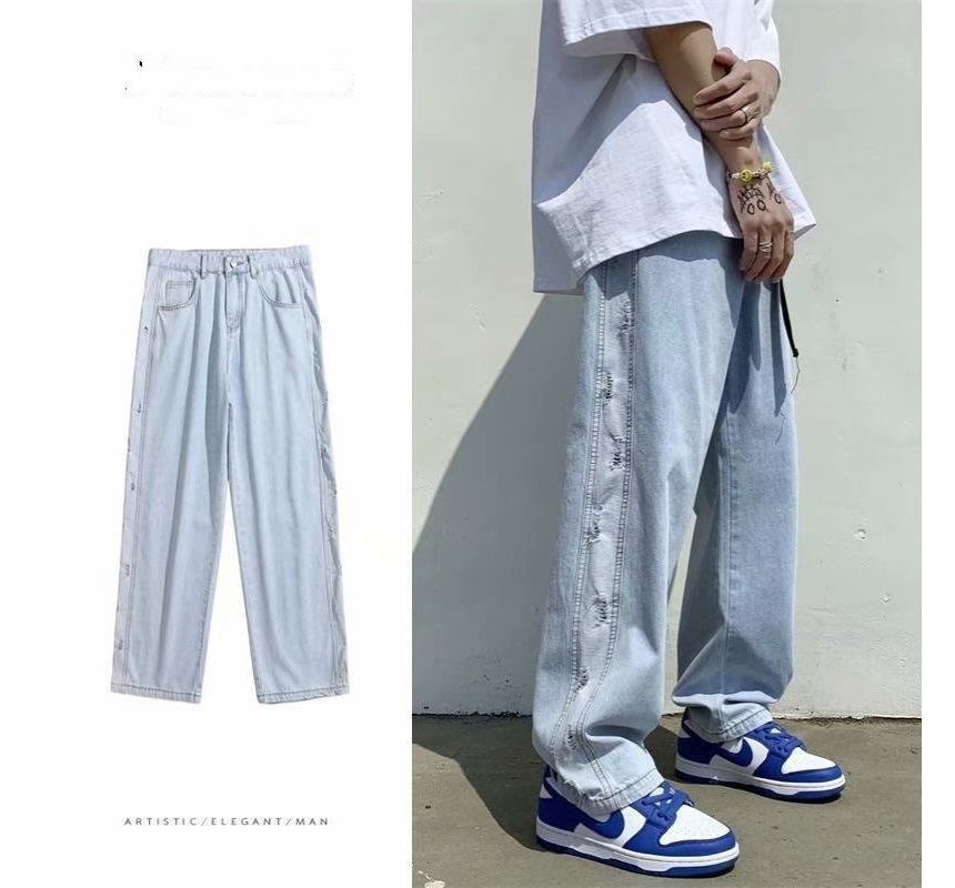 GRAYCIOUS - Versleten baggy jeans