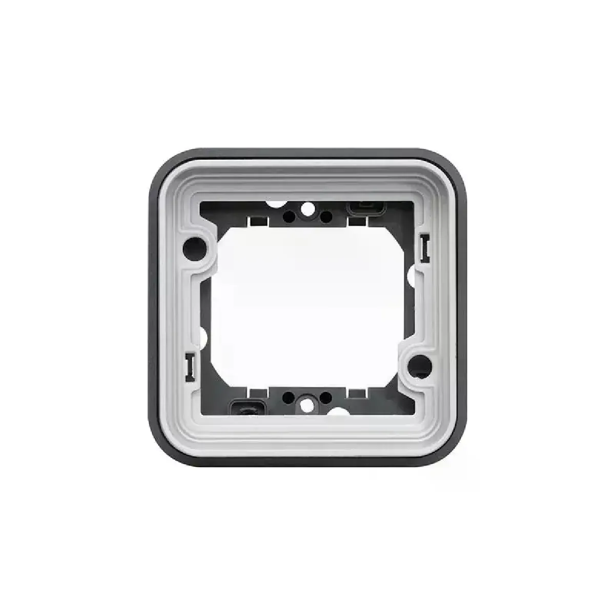 Hager WNA401 - Support 1 Poste - Gris