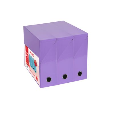 Exacompta Aquarel - 3 boîtes de transfert - dos 90 mm - disponible dans différentes couleurs