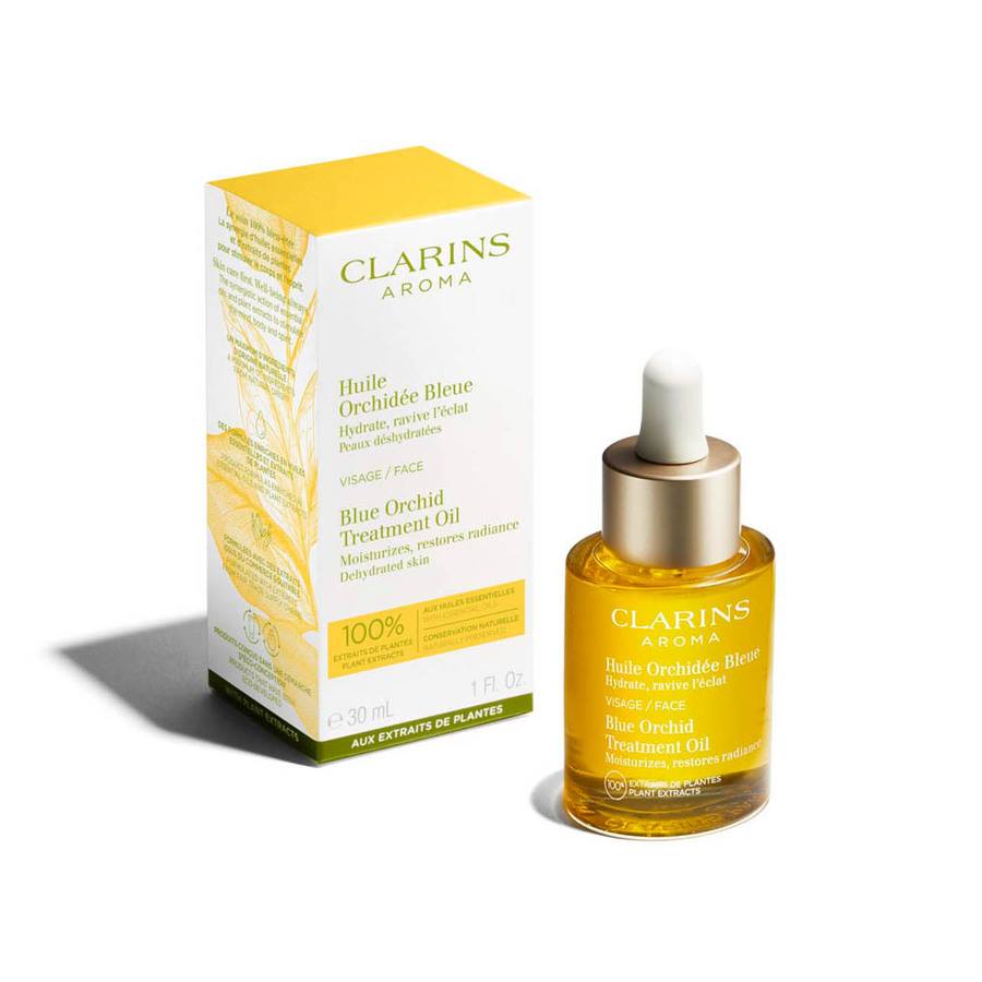 Clarins Face Treatment Oil Blue Orchid Dehydrated Skin 30ml