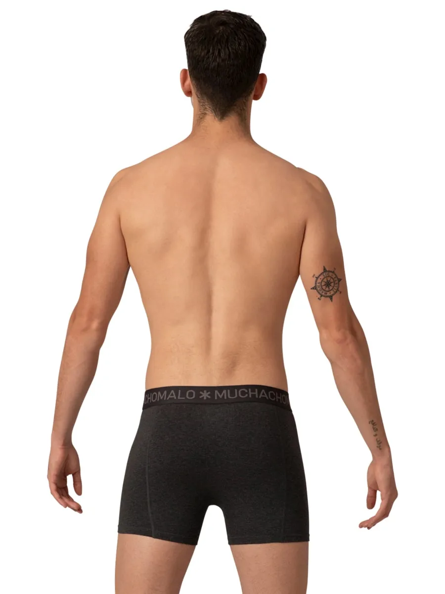Muchachomalo 1010 Solid Boxer 2pk 594 Grey/Green