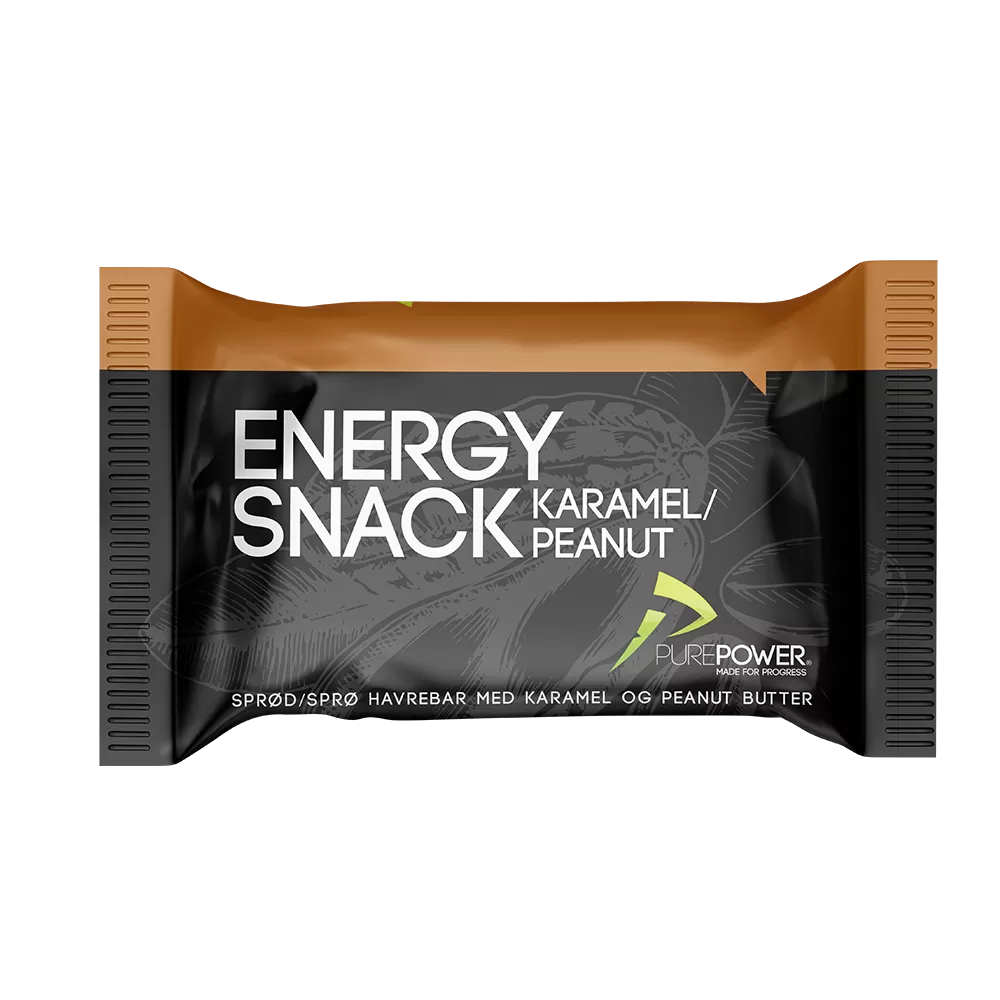 Purepower Energy Snack Peanuts og Karamel - 1 stk