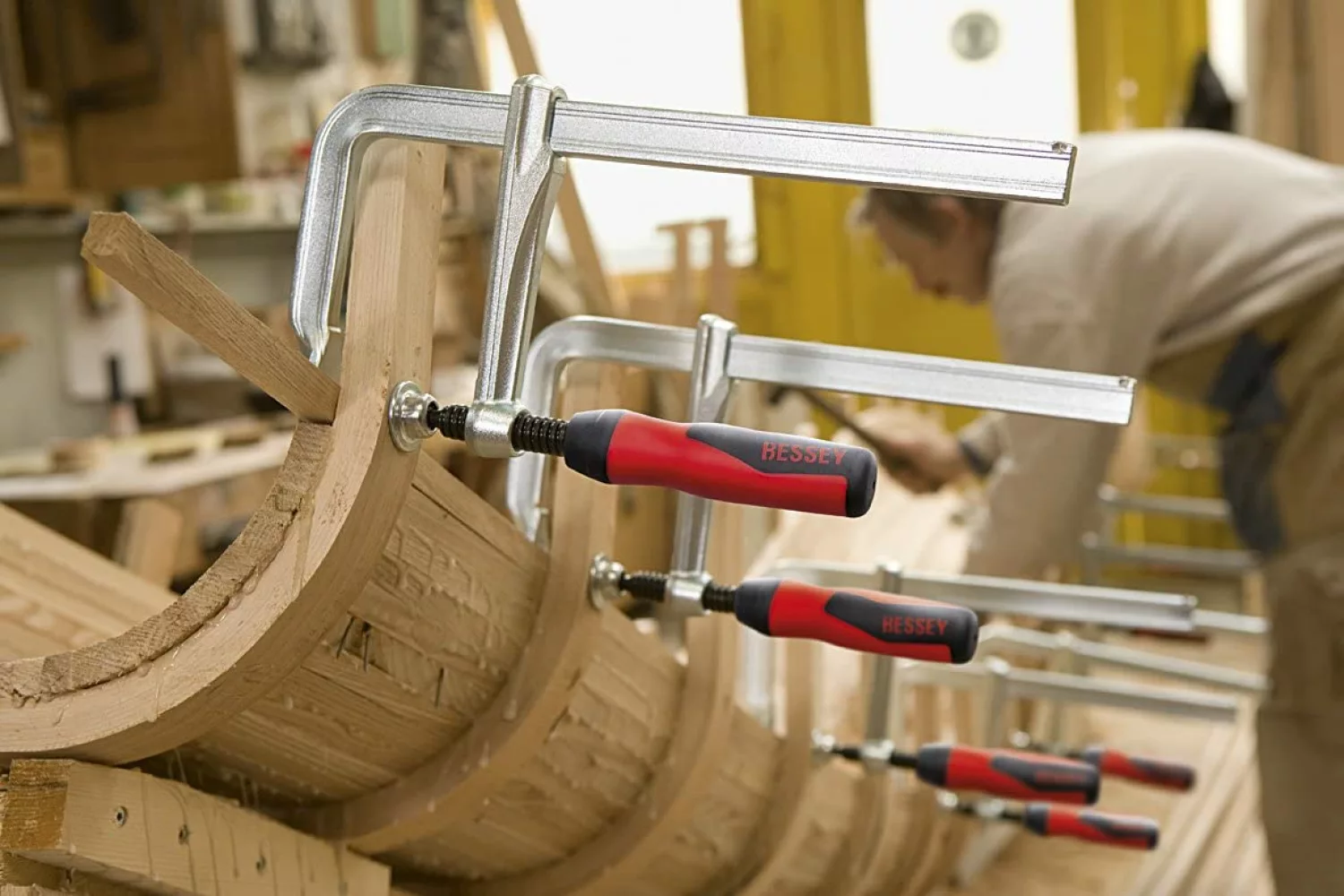 Bessey GZ252K Lijmklem - Geheel Staal - 250 x 120mm