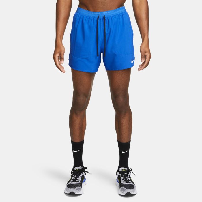 Nike Herre Shorts Dri-Fit Stride 5 Inch Brief-Lined Shorts Blå