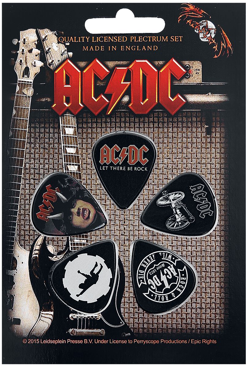Highway / For Those / Let There | AC/DC Lot de médiators