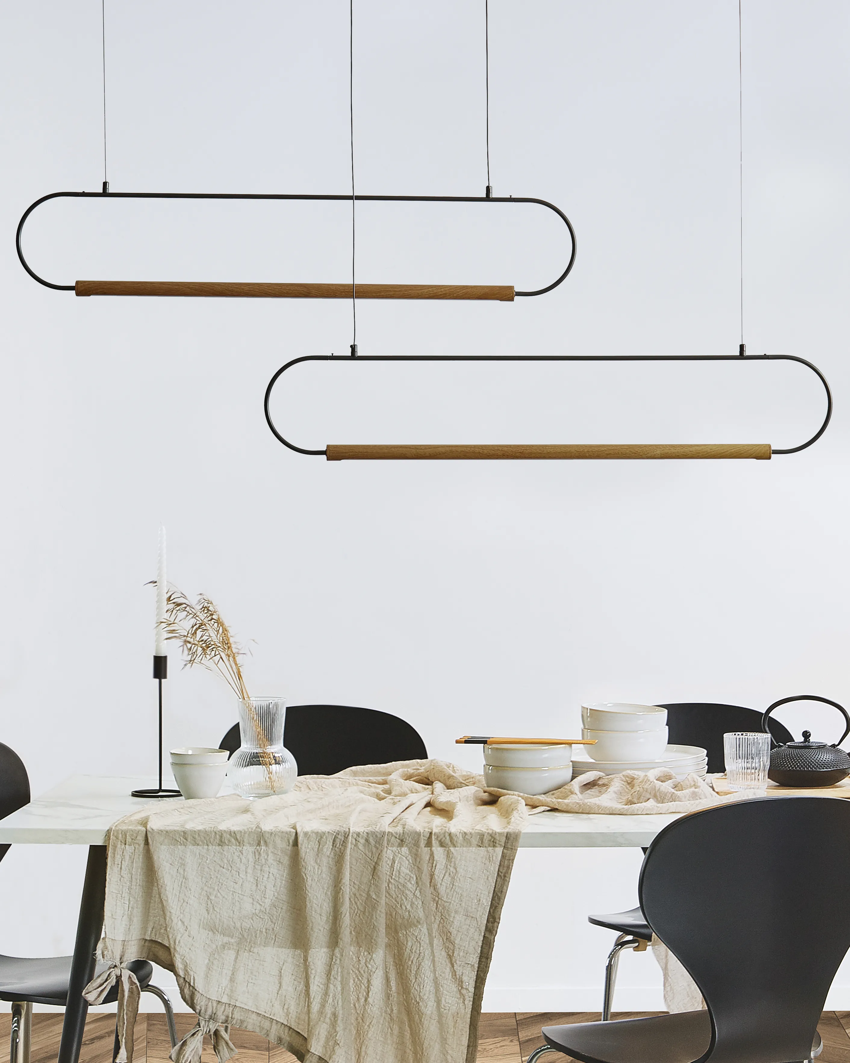 Hanglamp LOGONE Metaal Zwart