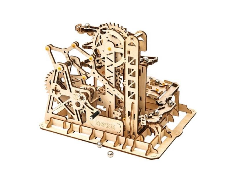 Pichler Bausatz Murmelbahn Tower Coaster Murmelbahn Tower Coaster 3D Puzzle aus Holz