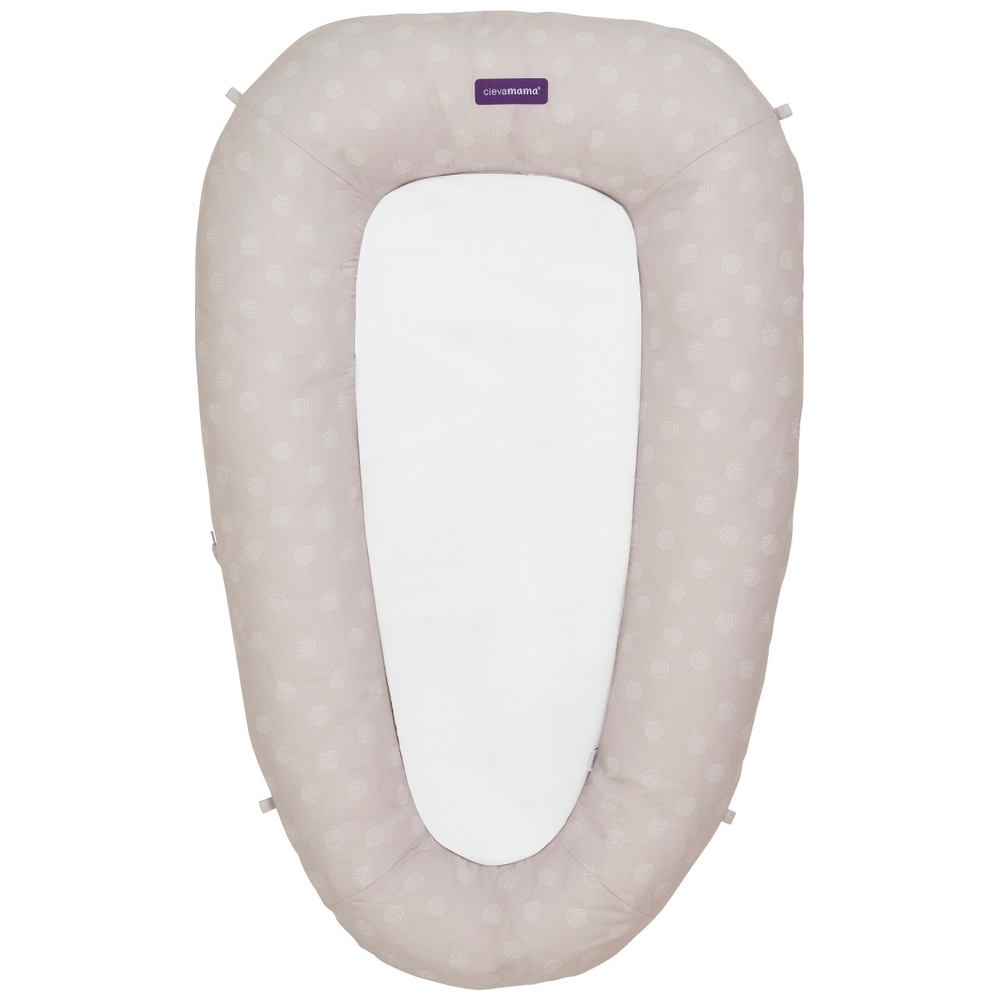 ClevaMama ClevaFoam Baby Pod Weiß/Grau