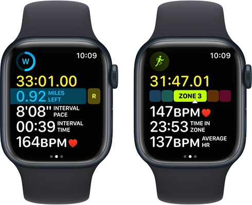 Apple Watch Series 8 GPS   Cellular 41mm Midnight Aluminium Case with Midnight Sport Band - Regular