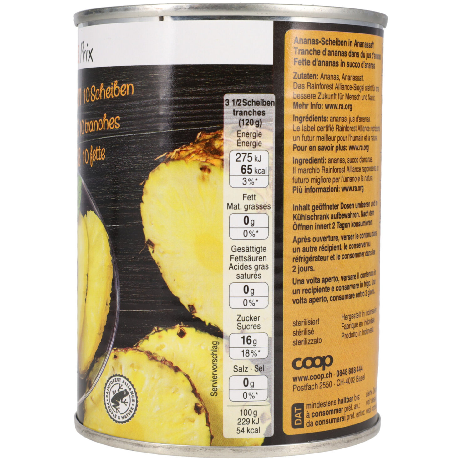 Ananas RFA 10 Scheiben