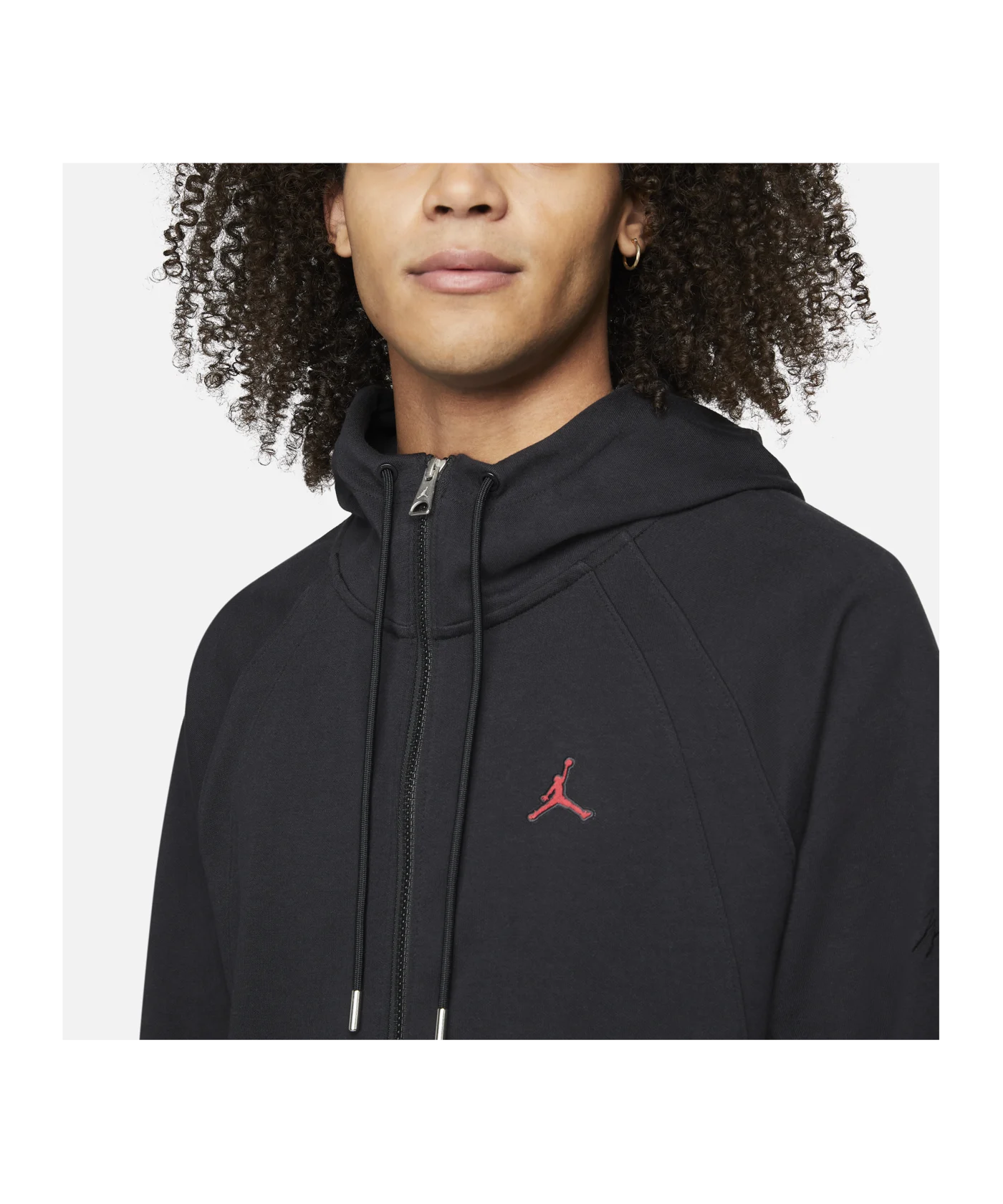 Jordan Essentials Warmup Jacke Schwarz Rot F010