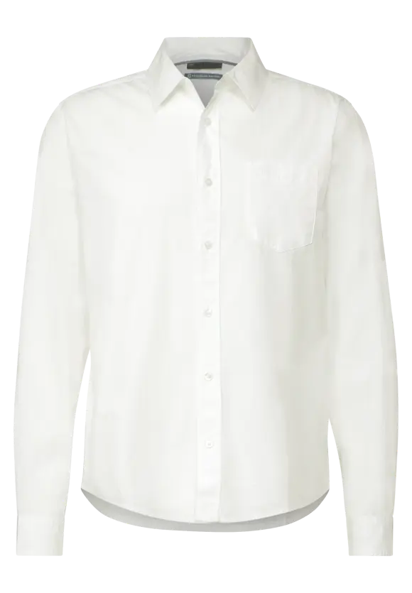 Popeline Hemd - broken white