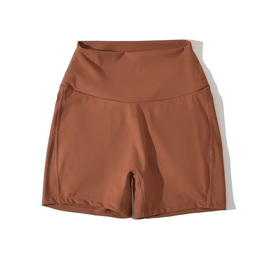 Faiar - Hoge taille effen shorts