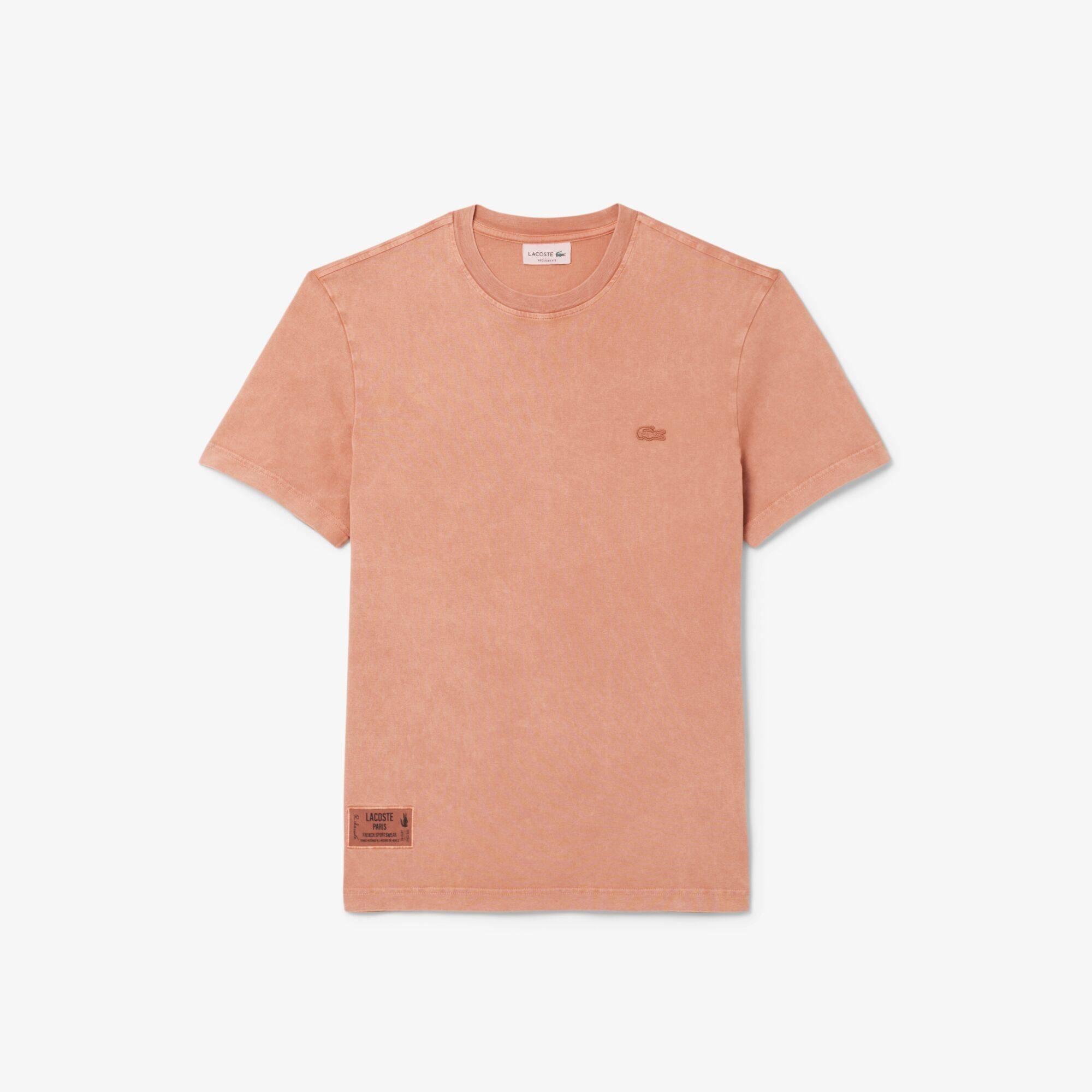 Lacoste Washed Effect Heavy Jersey T-Shirt
