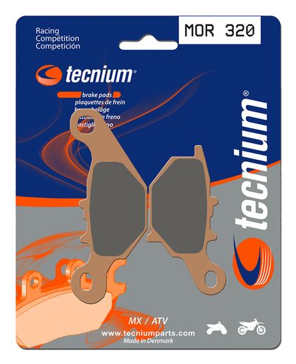 Plaquettes de freins Tecnium Racing MX/Quad métal fritté - MOR320
