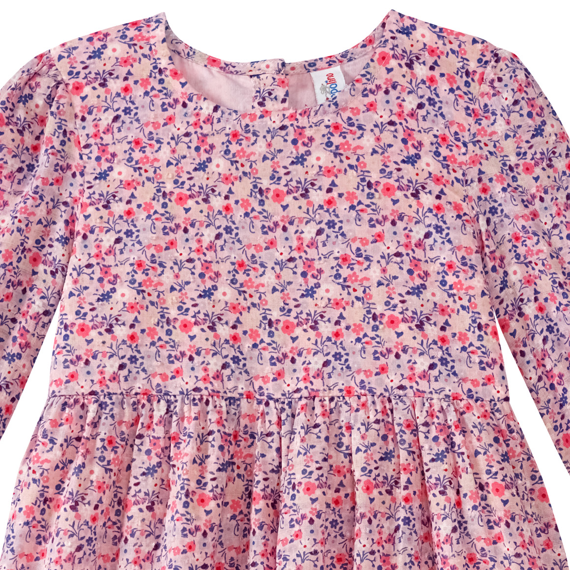 Topolino Mädchen Kleid mit Blümchen rosa / bunt