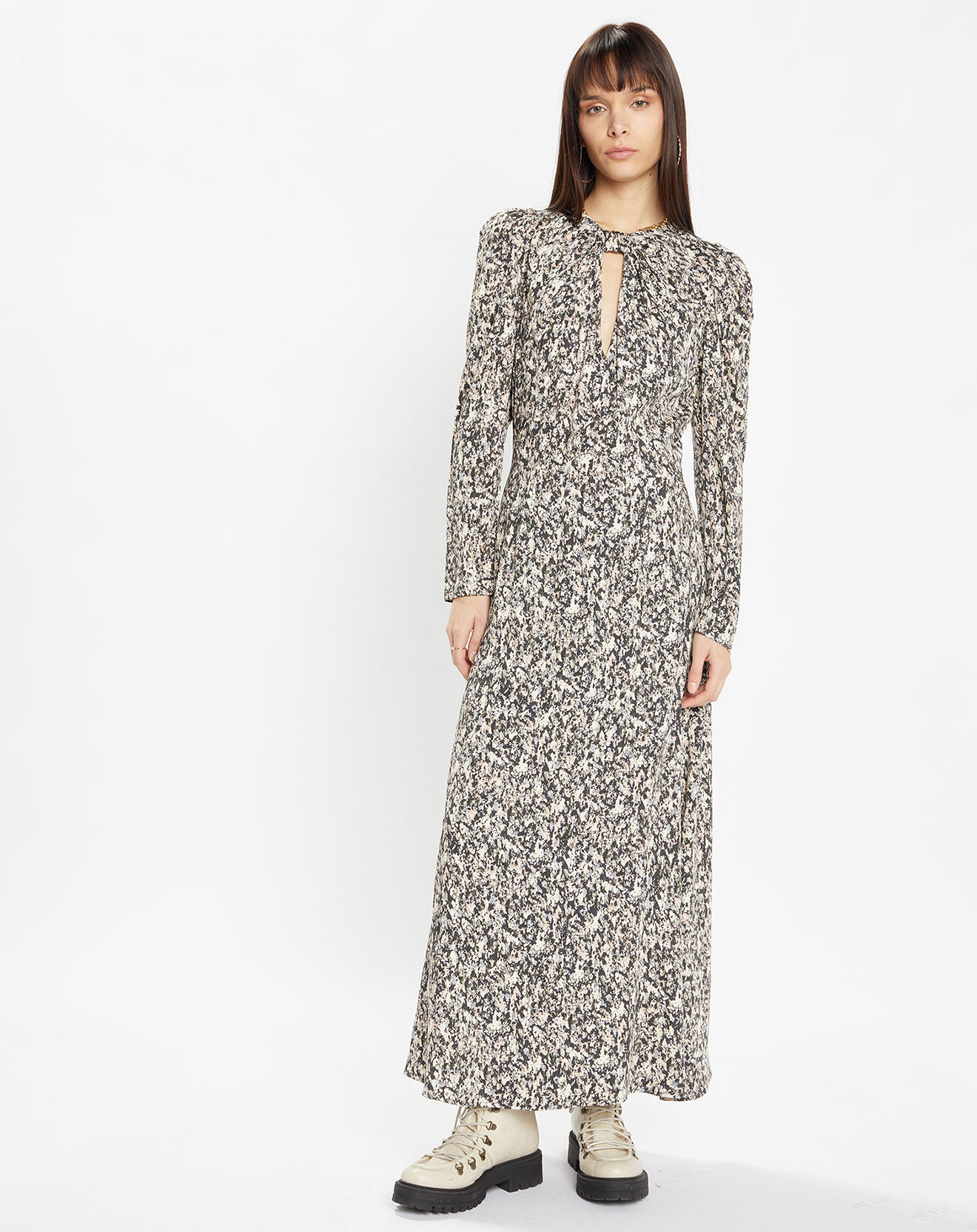 Zapa Robe Riagan imprimée multicolore