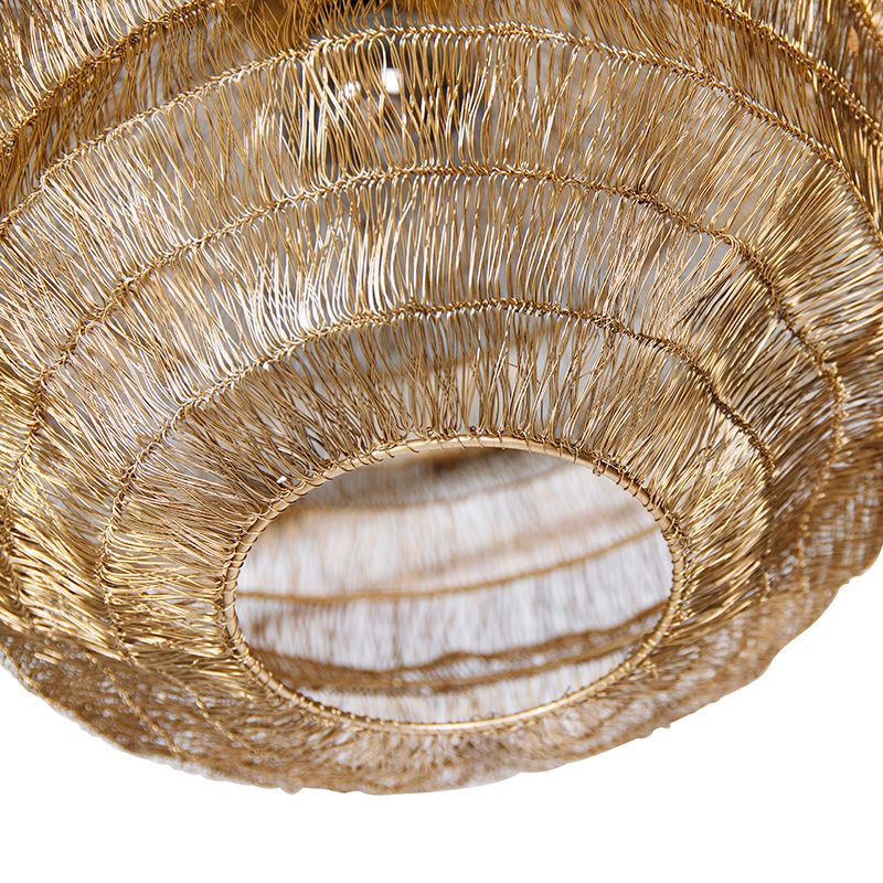 Oosterse plafondlamp goud 45 cm - Vadi