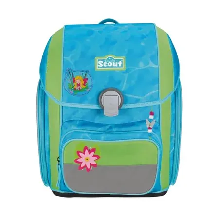 Scout Schulranzen-Set Genius DIN Water Lily