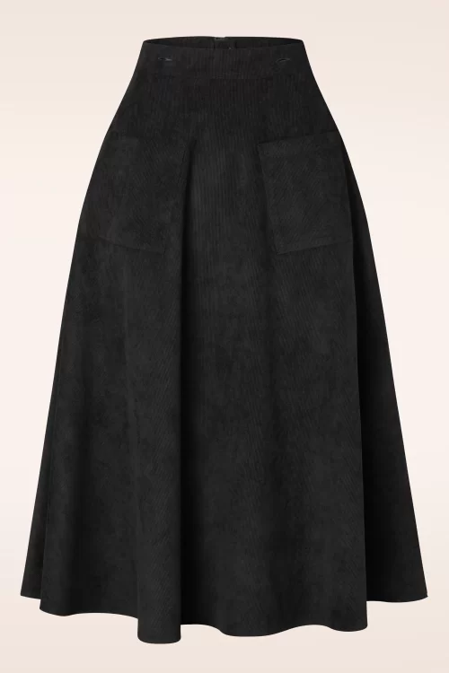 Banned Retro Mary-Jane overgooier swingjurk in zwart
