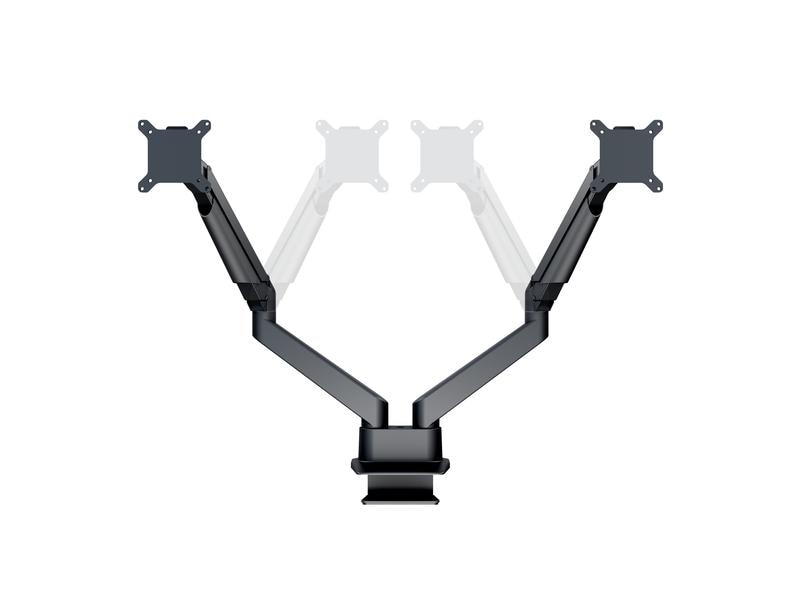 Multibrackets Tischhalterung Gas Lift Arm Dual SbS bis 10 k Deskmount mit Gas Lift Arm