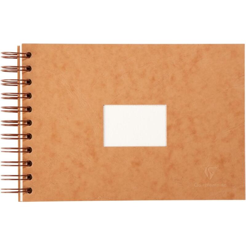 Carnet de Voyage aquarelle spiralé 20F A5 300g - Havane
