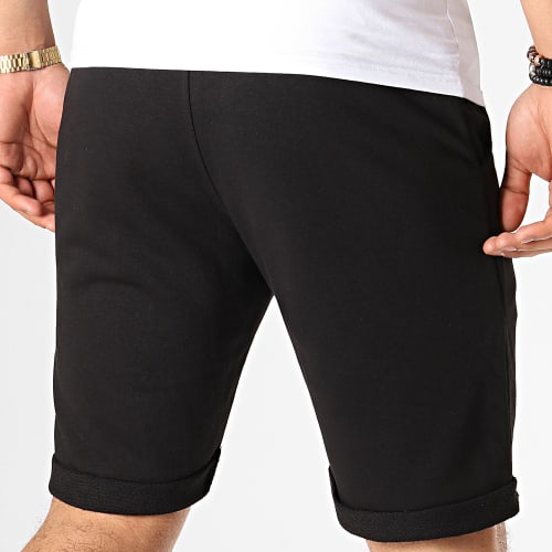Short Jogging En Esprit Noir Orange Fluo