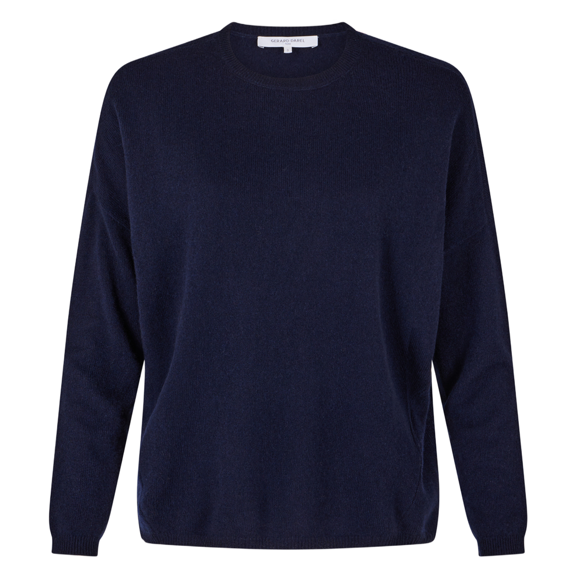 JAZMINE - Pull col rond en cachemire | Bleu