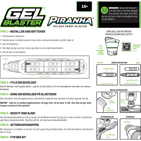 Gel Blaster Piranha