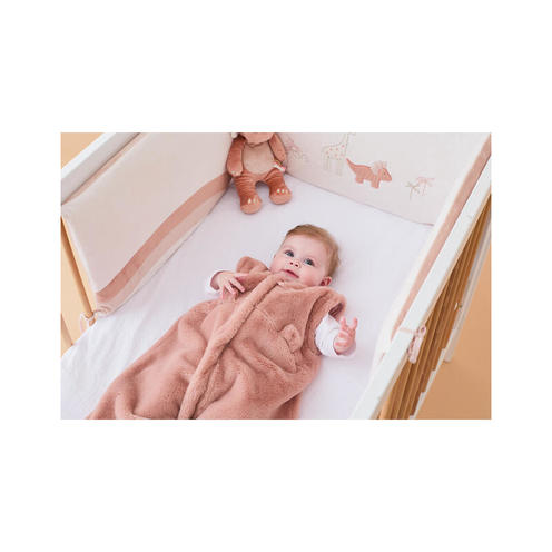 Gigoteuse 70cm fausse fourrure - Rose clair - NOUKIE 'S