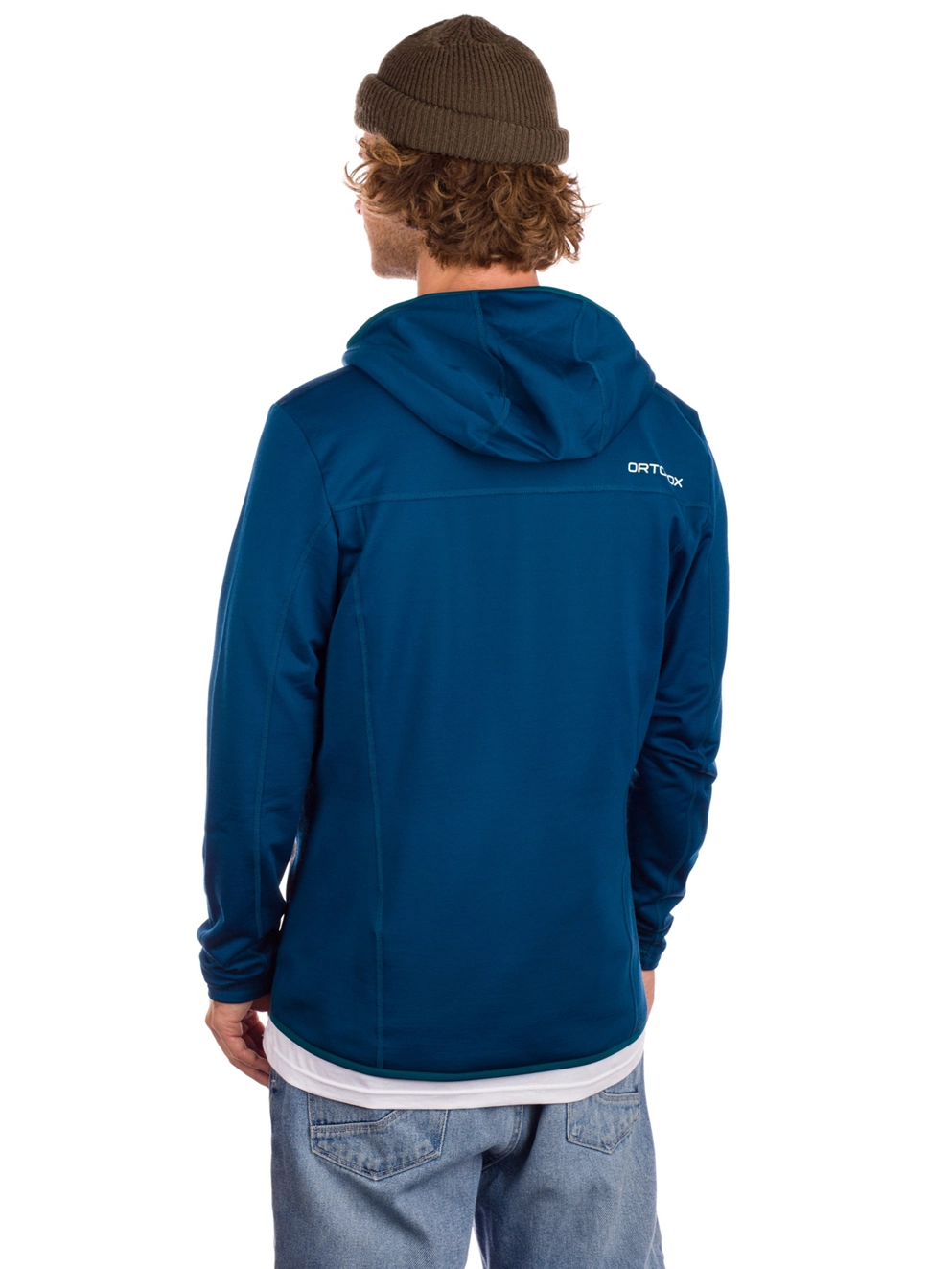 Ortovox Hooded Fleece Jacket petrol blue