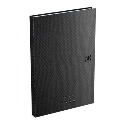 Agenda Ophio - 1 semaine sur 2 pages - 10 x 15 cm - noir - Oxford
