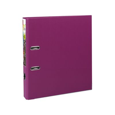 Exacompta Prem'Touch - Classeur à levier - Dos 50 mm - A4 Maxi - pour 400 feuilles - fuchsia